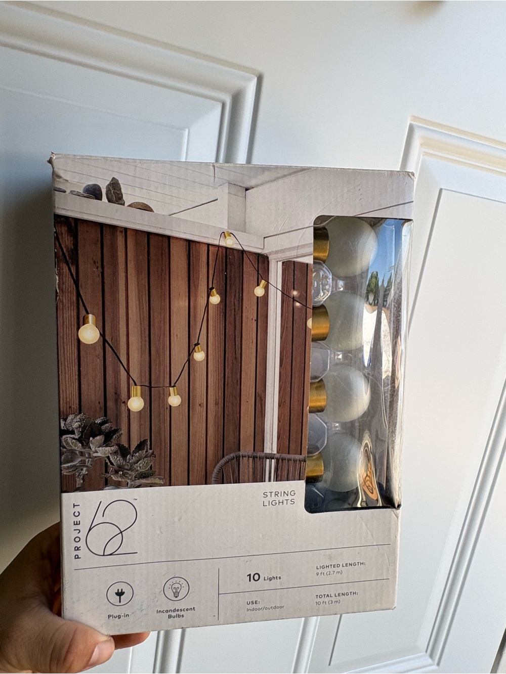 Modern string lights 10ct from Project 62